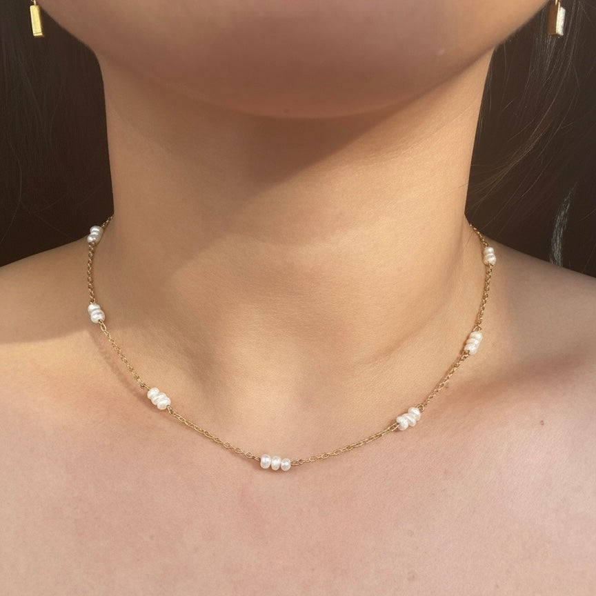 Sea Mist Pearl Chain