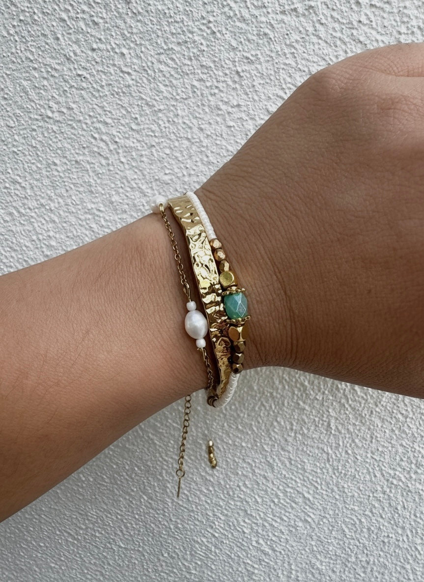 Golden Current Cuff