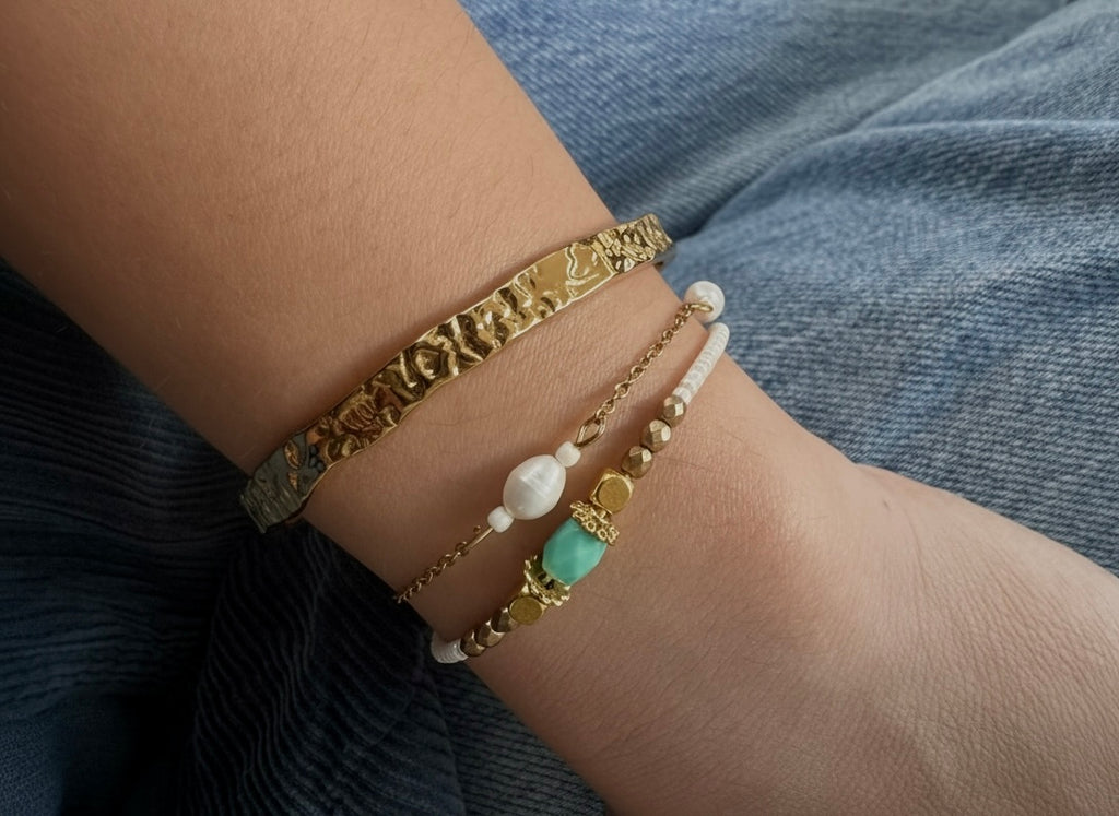 Golden Current Cuff
