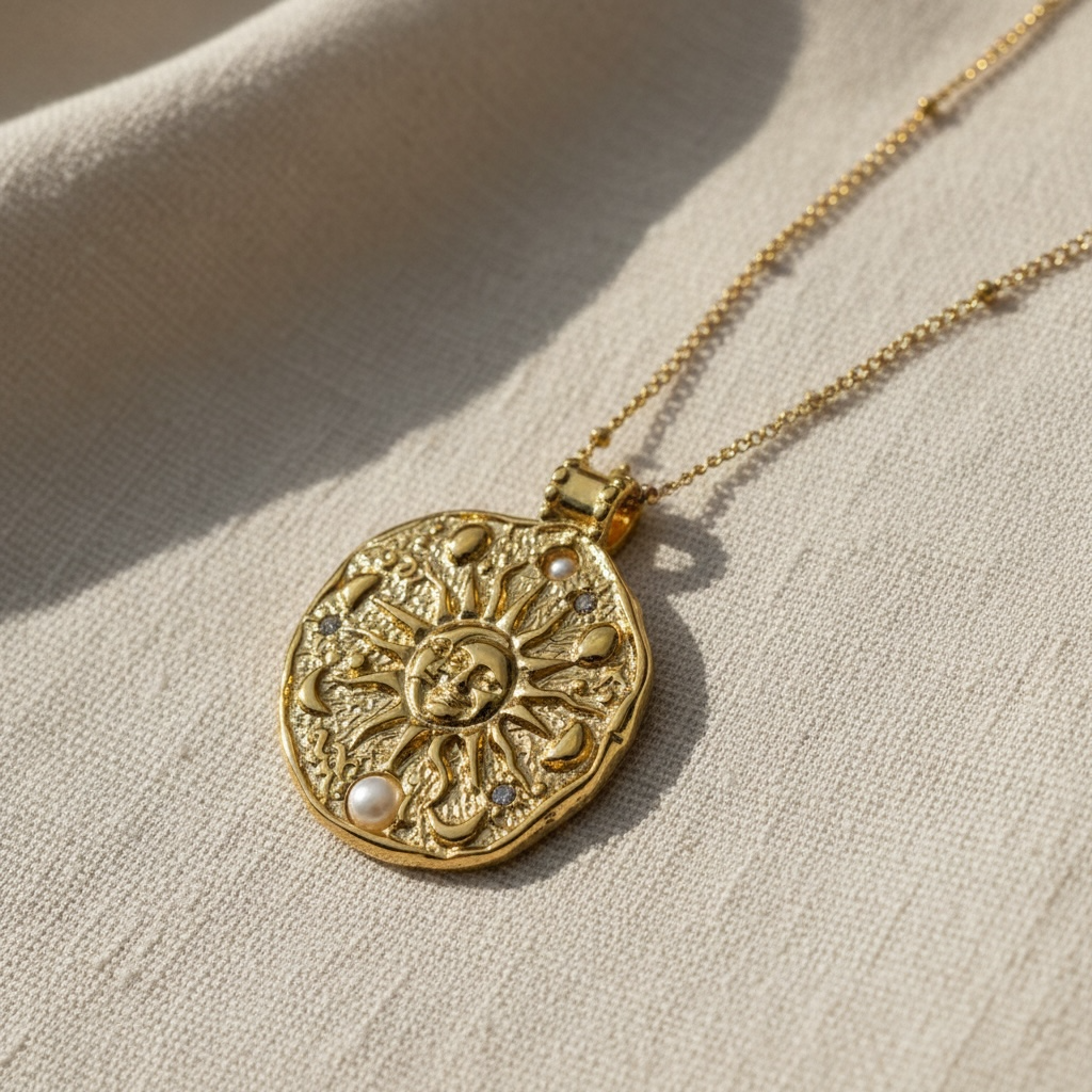 Sunspell Medallion Necklace