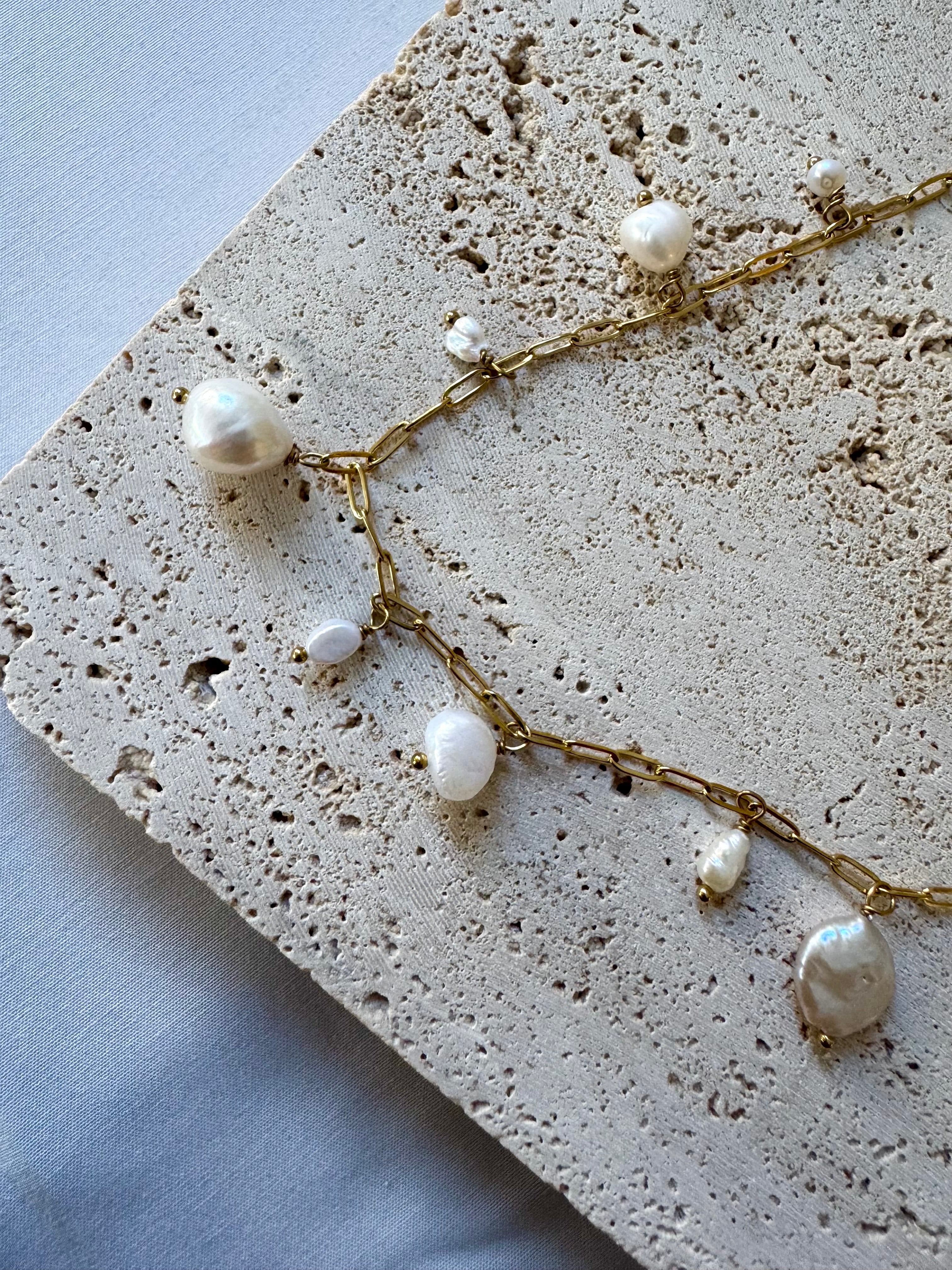 Pearl Cascade Necklace