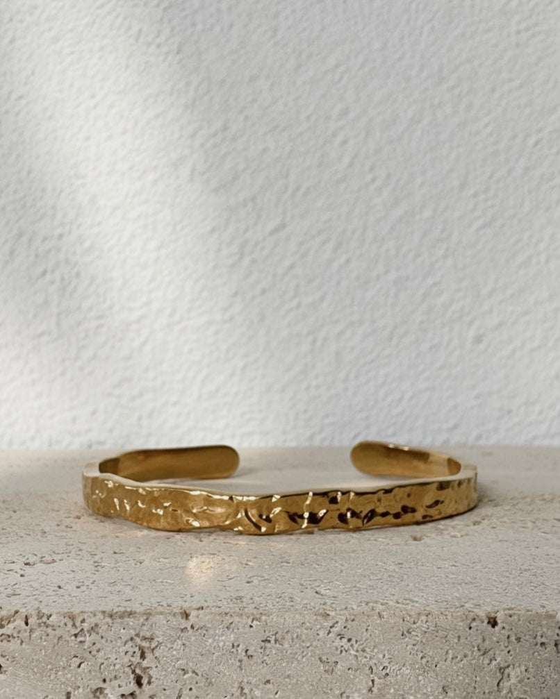 Golden Current Cuff
