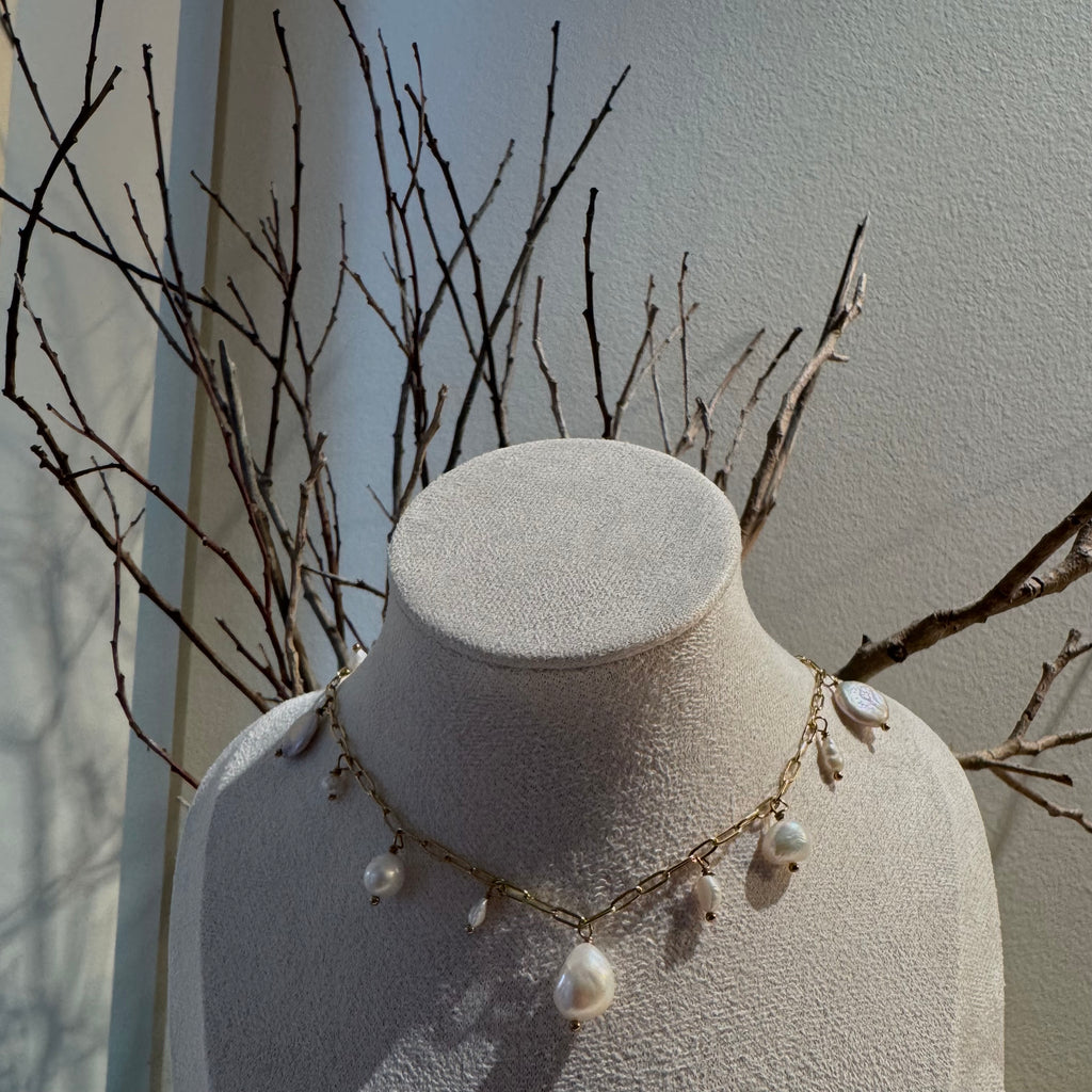 Pearl Cascade Necklace