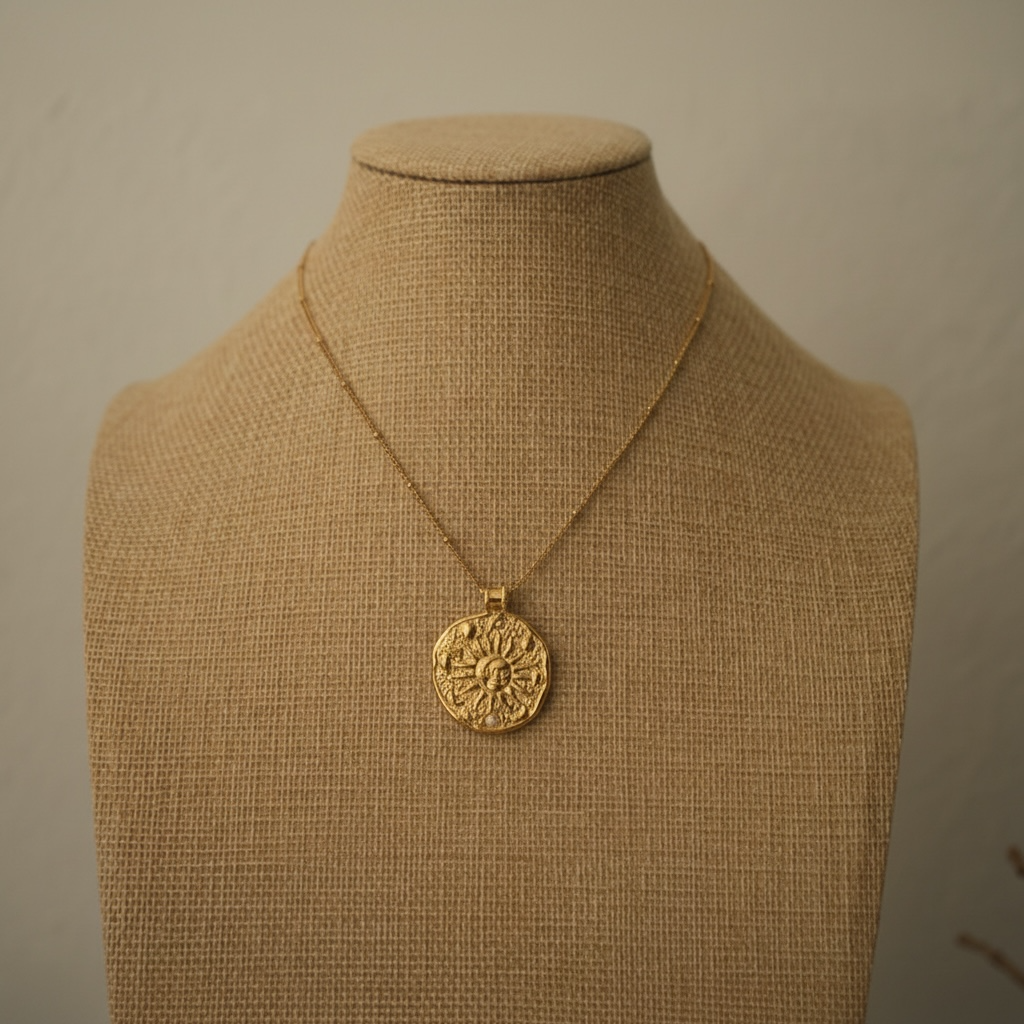 Sunspell Medallion Necklace