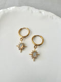Luna Sunburst Hoops