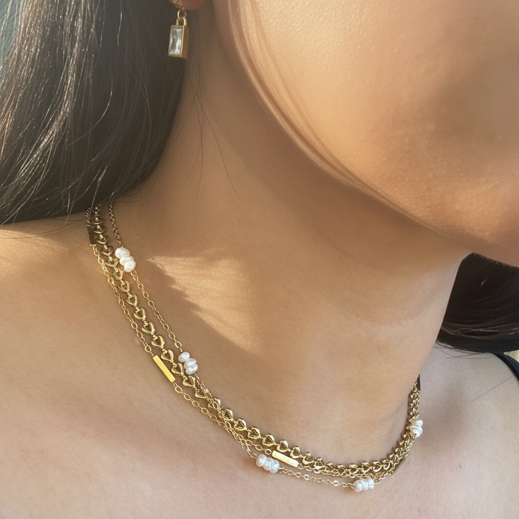Sea Mist Pearl Chain