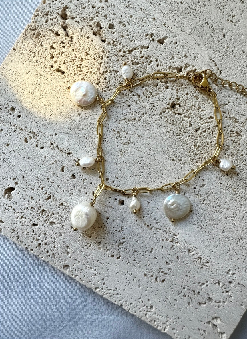 Pearl Cascade Bracelet
